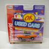 Auto World SC390-5B OK Used Cars 1970 Barracuda Gran Coupe HO Scale Electric Slot Car - Orange view 1