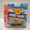 Auto World SC390-4A OK Used Cars 1964 GTO HO Scale Electric Slot Car - Gold view 1