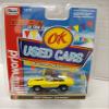 Auto World SC390-3A OK Used Cars 1967 Corvette HO Scale Electric Slot Car - Yellow view 1