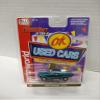 Auto World SC390-4B OK Used Cars 1964 GTO HO Scale Electric Slot Car - Teal Blue view 1