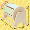 Montessori Mama Spinning Rainbow Drum: Montessori Toys for Babies 6 Months Wood-Constructed Educational Montessori Baby Toys for Babies 6-12 Months with Sensory Audible Bells view 4