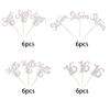24 Pack 16th Birthday Cupcake Toppers Glitter Sweet 16 Sixteen Years Old Hello 16 Cupcake Picks for Wedding Anniversary Party Cake Decorations Supplies Silver view 3