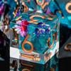 ARUOHHA DND Resin Dice Translucent Sharp Edged Dragons Dice Set, 7pcs Flower Leaf Polyhedral Dungeons D and D Dice RPG Role Playing Game D20 D12 D10 D8 D6 D4 view 1