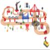 Motorized Train for Wooden Track, Remote Control Train with Magnetic Connection, Battery Operated Locomotive Trains for Toddlers, Compatible with Thomas, Brio, Chuggington view 4