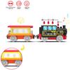 Battery Operated Locomotive Train for Wooden Tracks, Motorized Train Toys for Toddlers, Trains Accessories Compatible with Thomas, Brio, Chuggington, Melissa and Doug (Battery Not Included) view 2