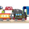 Battery Operated Locomotive Train for Wooden Tracks, Motorized Train Toys for Toddlers, Trains Accessories Compatible with Thomas, Brio, Chuggington, Melissa and Doug (Battery Not Included) view 3