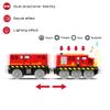 Train Toys Battery Operated Locomotive Trains for Wooden Track, Motorized Train for Toddlers with Magnetic Connection, Compatible with Thomas, Brio, Chuggington, Melissa and Doug view 2
