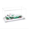 Better Display Cases Clear Acrylic Versatile Trucks, Trains and Rockets Display Case - Large Rectangle Box with Clear Case, White Risers and White Base 19.25" x 8.25" x 8" (A103/V47) view 1