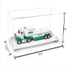 Better Display Cases Clear Acrylic Versatile Trucks, Trains and Rockets Display Case - Large Rectangle Box with Clear Case, White Risers and White Base 19.25" x 8.25" x 8" (A103/V47) view 2