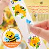 1200Pcs Bee Stickers for Kids, 1.5 inch Bee Theme Stickers, Cute Honey Sticks and Sunflower for Birthday, Baby Shower, Teacher Reward, Bicycles(16 Styles) view 3