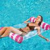 JUXIAO 5 Pack Upgrated XL Water Pool Floats, 4-in-1 (Hammock, Saddle, Lounge Chair, Drifter) Multi-Purpose Water Pool Float, Non-Stick PVC Material view 4
