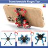 Buluwans Fidget Toys Transformable Fidget Spinners ADHD Tools for Kids Adult Teen Toddler Autism Sensory Toys Juguetes para Nios 4 Pack Party Favors for Kids view 4