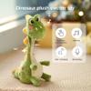 TUMAMA Dinosaur Dancing Interactive Baby Toy, Mimicking Twisted Electronic Soft Plush Toy with Talking Recording Repeat Talking, Talking Dinosaur Toys for Girls and Boys view 2