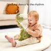 TUMAMA Dinosaur Dancing Interactive Baby Toy, Mimicking Twisted Electronic Soft Plush Toy with Talking Recording Repeat Talking, Talking Dinosaur Toys for Girls and Boys view 3