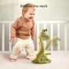 TUMAMA Dinosaur Dancing Interactive Baby Toy, Mimicking Twisted Electronic Soft Plush Toy with Talking Recording Repeat Talking, Talking Dinosaur Toys for Girls and Boys view 4