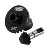 INJORA 24T/10T Underdrive Alloy Steel Helical Gear Set for 1/18 RC Crawler Car TRX4M Upgrade,1pcs view 1