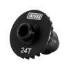 INJORA 24T/10T Underdrive Alloy Steel Helical Gear Set for 1/18 RC Crawler Car TRX4M Upgrade,1pcs view 3