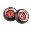 RC 1/28 Drift Wheels,Alloy RC Tires and Rims for 1/28 Wltoys K969 K989 P929 kyosho Rally Model car Upgrades Parts 4pcs/Set(Red) view 4