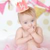 Half Birthday Crown - Pink 1/2 Party Hat, Six Months Baby Girls/Boys Birthday Decorations view 4