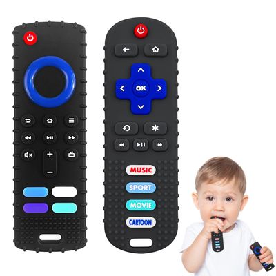 2 Pack Baby Infant Teething Toys for Babies 3-36 Months Remote Control Teether for Baby,Remote Teething Toys for Babies 0-6 Months