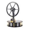 Low Temperature Stirling Engine Educational Toy with Precision Brass Aluminum Parts,Efficient and Quiet Heat-Driven Desktop Stirling Engine Model for Physics and Science Enthusiasts-HZZ92 Black view 1