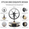 Low Temperature Stirling Engine Educational Toy with Precision Brass Aluminum Parts,Efficient and Quiet Heat-Driven Desktop Stirling Engine Model for Physics and Science Enthusiasts-HZZ92 Black view 2