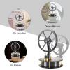 Low Temperature Stirling Engine Educational Toy with Precision Brass Aluminum Parts,Efficient and Quiet Heat-Driven Desktop Stirling Engine Model for Physics and Science Enthusiasts-HZZ92 Black view 3