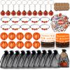 Silkchio Basketball Party Favors Sets, Basketball Theme Party Supplies 110pcs, Mini Fidget Spinner Keychains Silicone Wristbands Bracelet Basketball Stickers Set Bags for Birthday Party Decorations view 1