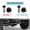 INJORA 12T/22T Overdrive Gear and 24T/10T Underdrive Alloy Steel Helical Gear Set for TRX4M 1/18 RC Crawler Car Upgrade view 3