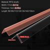 Corner Protector Strip, Clear Guards Edge Banding Bar for Wall Edging Kids Baby Safety, Self Adhesive Staircase Step Bumper L Shape (W 17mm 110cm (43.3in)) view 4