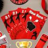 Boxing 1st Birthday Photo Banner for Boys Girls, Red Round One Banner for Baby from Newborn to 12 Months, Boxing Match Sport First Birthday Party Decorations view 3