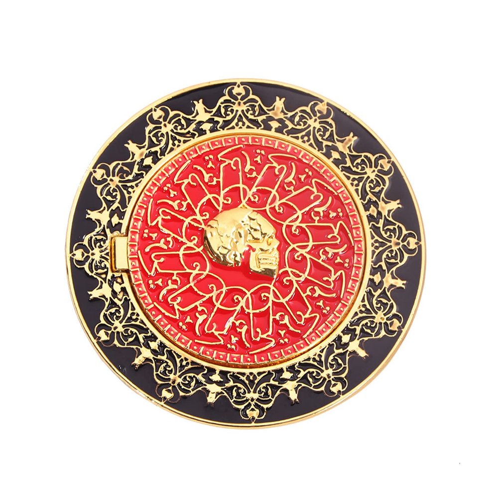 Blood Oath Marker Coin Novelty Metal Coins John Movie Props Cosplay Collecting Coin for Fans for Men Women Teen (Red Coin)