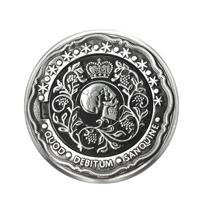 Blood Oath Marker Coin Novelty Metal Coins John Movie Props Cosplay Collecting Coin for Fans for Men Women Teen (Silver Coin)