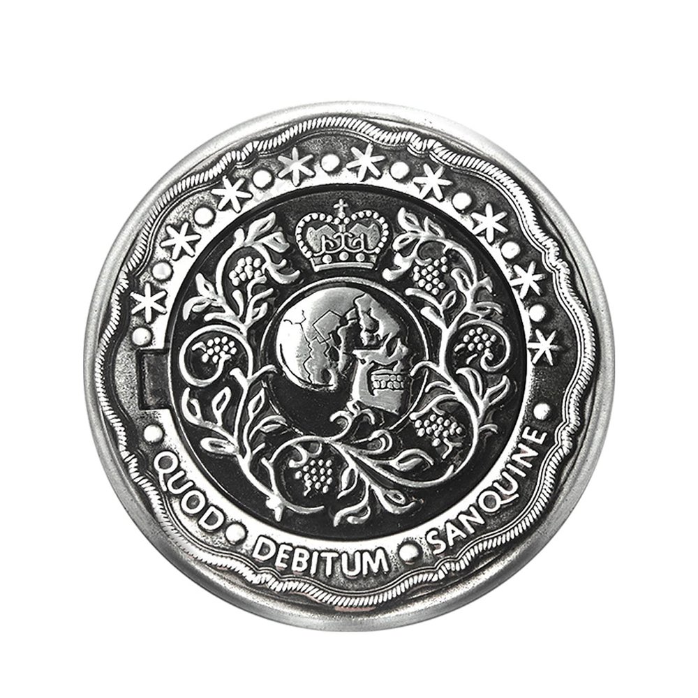 Blood Oath Marker Coin Novelty Metal Coins John Movie Props Cosplay Collecting Coin for Fans for Men Women Teen (Silver Coin)