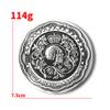 Blood Oath Marker Coin Novelty Metal Coins John Movie Props Cosplay Collecting Coin for Fans for Men Women Teen (Silver Coin) view 2