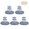 TOPINCN 5/10 Pcs Doll Stands Display Holders, Small Toy Stand Support for Dolls, Plastic Doll Display Holder Model Support Action Figures Stands Frame Dolls Accessories (5PCS) view 3
