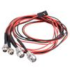 4 LED Lights Red White Color for 1/8th and 1/10th RC Car view 1
