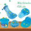 Charming Blue Crunchy Fishbowl Bead Slime,Super Soft and Non-Sticky, Great for Birthday Gifts for Girl and Boys,Party Favors,Christmas Stocking Stuffers view 3