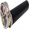 Casa INDUSTRIES Set of 2 Wheel Kaleidoscope Made of Brass Leather wrap Maritime Optical Kaleidoscope Nautical Collectible for Friends Adults Gift view 1