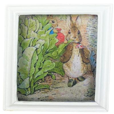 Melody Jane Dolls Houses Dollhouse Benjamin Button Beatrix Potter Picture Small White Frame Accessory
