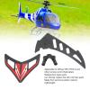 Pyhodi Tail Motor Cover, Black Plastic RC Plane Tail Wing for Upgrade view 3