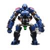 Scakbyer Mech Action Figure Building Kit Toy, 16CM 1/60 Scale Monster Robot Mecha Figure Set Model - MM003 - Ocean Blue view 1