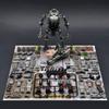 Scakbyer Mech Action Figure Building Kit Toy, 16CM 1/60 Scale Monster Robot Mecha Figure Set Model - MM003 - Ocean Blue view 2
