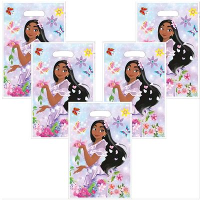 30Pcs En-canto Isabella Themed Party Supplies, Decorations, Gift Bags, Candy Bags for Kids' Birthday - Party Supplies for Boys and Girls