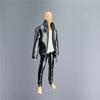 1/12 Scale Male Clothes,Men's Elastic Jacket Coat Pants Trousers Costume Outfit Clothing for 6inch Male Action Figure Body view 4
