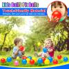 Hovenlay 100 Ball Pit Balls for Kids, Plastic Balls for Ball Pit, Play Balls for Toddlers Babies, Ideal for Ball Pit, Kiddies Pool, Indoor Playpen view 4
