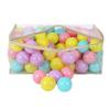 Thenese Ball Pit Balls for Kids, 100 pcs 2.15 Inches Small Size Thicken Soft Plastic Crush Proof Ball Pit Balls BPA Phthalate Free Baby Toddler Toy Ball with 4 Color Pink Green Purple Yellow view 2