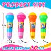 Woanger 30 Pcs Echo Microphone Fun Voice Amplifying Microphone Multicolored Retro Battery Free Speech Therapy Toys Lightweight Echo Mic for Singing Music Birthday BBQ Party Supply, 7.5 x 2.2 Inch view 2