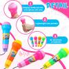 Woanger 30 Pcs Echo Microphone Fun Voice Amplifying Microphone Multicolored Retro Battery Free Speech Therapy Toys Lightweight Echo Mic for Singing Music Birthday BBQ Party Supply, 7.5 x 2.2 Inch view 3