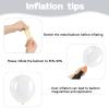 130 Pcs Transparent Latex Balloons: Mixed Sizes 5-18 Inch, Birthday Arch Kit with Clarity view 3